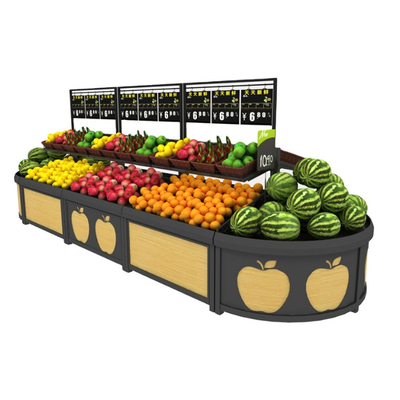 Powder Coating Fruit And Vegetable Rack For Shop ODM ISO 9001