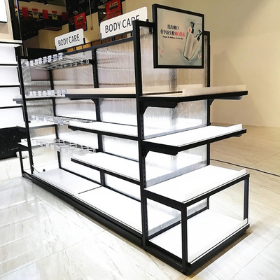 Powder Coating Display Shelf Rack For Shop Steel MDF Material TGL OEM